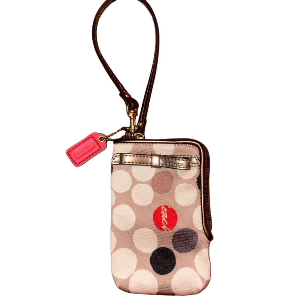 Coach Watercolor Dot Print North South Universal Case